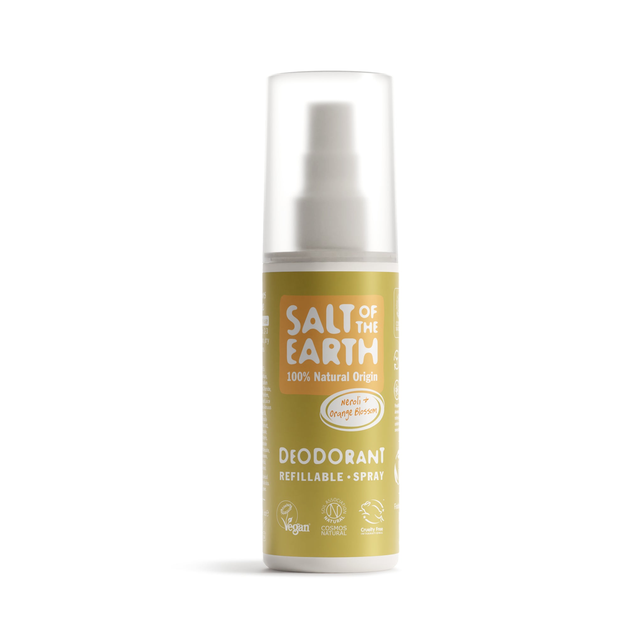 Salt of the Earth Refillable Neroli and Orange Blossom Spray Deodorant