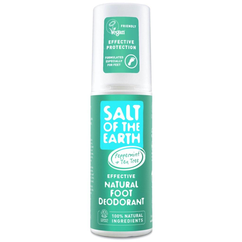 Natural Foot Deodorant Spray - Peppermint & Tea Tree - Salt of the Earth